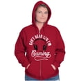 thumbnail image 3 of Can't Hear You I'm Gaming Zip Up Hoodie Men's Women's Brisco Brands S, 3 of 6