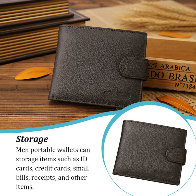 Men Purse Leather Wallet Small Coin Purse Genuine Leather Man