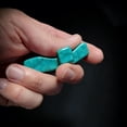 thumbnail image 3 of Orangide Turquoise Pocket Cross, Handcrafted Natural Stone Pendant on Adjustable Cord, Inspirational Jewelry Gift for Women Men, Everyday Carry, 3 of 5