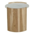 thumbnail image 4 of Moe's Home Collection Dala Side Table White Stone Side Tables, 4 of 7