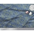 thumbnail image 2 of Soimoi Moss Georgette Fabric Geometric Check Print Sewing Fabric Yard 42 Inch Wide, 2 of 3