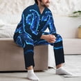 thumbnail image 7 of Daiia 2025 Happy New Year 5 for Men's Long-Sleeved Pajama Set – Soft & Comfortable Sleepwear Button-Up Pajamas Cozy Lounge Wear-Large, 7 of 7