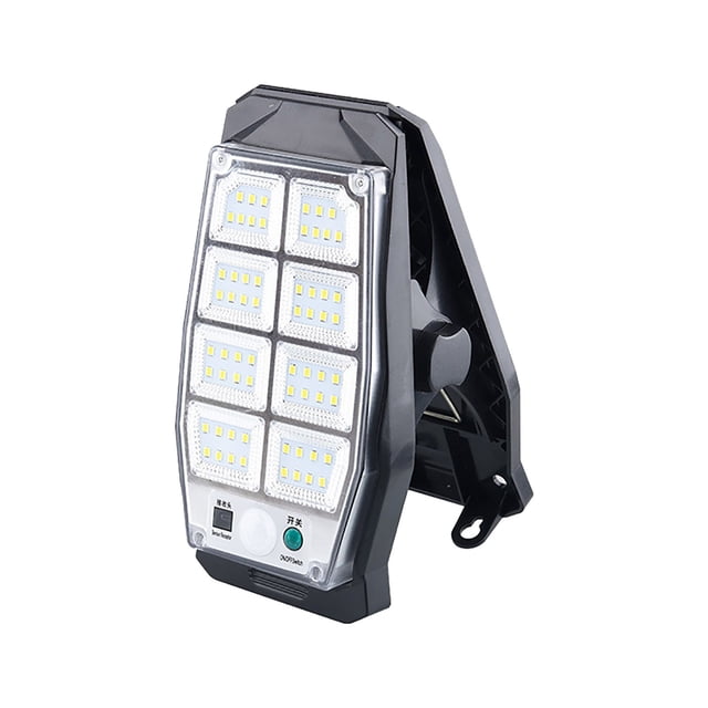 Solar Outdoor Lights Outdoor Wall Mount with Remote Infrared Sensor, Waterproof ABS Body, 19 cm, White Light, 3 Lighting Modes