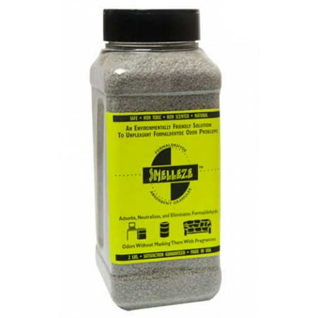 SMELLEZE Natural Formaldehyde Spill Remover & Odor Eliminator Granules: 2 lb.