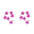 thumbnail image 3 of Bewildely Paquete de 6 decoración de estrellas de plástico para árbol de Navidad de interior, dormitorio, Navidad, Año Nuevo, cumpleaños, Type1 NO1, 3 of 6
