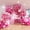 Pink, variant on Pink Balloon Arch Kit, 152Pcs Hot Pink Metallic Pink Shades of Pink and Confetti Balloon Garland kit, Different Size Balloons for Girl Birthday Baby Shower Princess Wedding Party Decorations