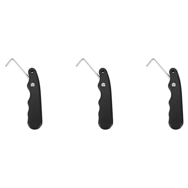 3X Universal Practical for Roller with Extended Hook Durable Ice Puller Handle Skate Lace Tightener