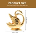 thumbnail image 2 of TABLETREANDS Soporte Para Servilletas Dorado De Aleación Zinc Con Artístico De Cisne Para Eventos, 2 of 6