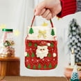 thumbnail image 5 of LanSuare Christmas Gift Doll Bags with Drawstring, 9.8x7.9" Christmas Goody Gift Bags Small Fabric Xmas Candy Bag, Suitbale for Xmas Gifts Wrapping Bag, Holiday Party Favors Decor, 5 of 6