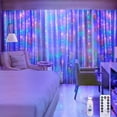 thumbnail image 4 of 3M LED Curtain String Lights USB Christmas Fairy Lights Garland with Hook Outdoor Home for Wedding Party Garden Decoration, 4 of 4