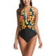 thumbnail image 2 of Traje de baño de una pieza NikouMX cuello en V mujer, 2 of 8