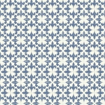 Chesapeake Remy Blue Fleur Tile Wallpaper