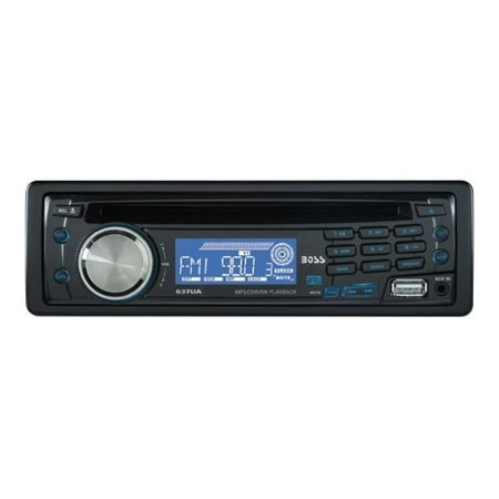 BOSS 637UA - Car - CD receiver - in-dash - Single-DIN - 60 Watts x 4