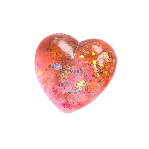 Heart Stress Balls Soft and Fluffy, Slow Rise Sugar Ball Sensory Fidget Toys, Love Shape Soft Squeeze Toys, Malt Stretch Ball, Heart Shape Stress Toys Pink