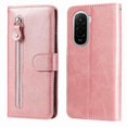 thumbnail image 1 of Estuche de Cuero PU con Cierre para Xiaomi Poco M7 4G , Funda Protectora con Billetera y Correa, 1 of 5