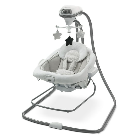 Graco DuetConnect LX Infant Baby Swing and Bouncer, Perfect for Newborns to Toddlers, Redmond