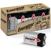 Energizer MAX 9V Batteries, Premium Alkaline 9 Volt Batteries (8 Battery Count)