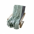 thumbnail image 4 of Dragonfly Soft Flannel Fleece Throw Blanket, Wild Grass and Dragonflies in Exquisitely Growing Lawn Herb Bush Rural Pattern, Cozy Plush for Indoor and Outdoor Use, 70" x 90", Pale Green, by Ambesonne, 4 of 6