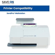 Compatible Pitney Bowes SL-870-1 Red Ink Cartridge (2 Pack) Inkjet Printer Ink for SendPro Mailstation CSD1 Postage Meter Machine - PB Replacement Printer Cartridge w/OEM Compatibility