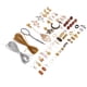 thumbnail image 5 of Hair Dreadlocks Ring Reusable Hair Dreadlocks Bead Rings Multiple Shapes Golden Silver for Wig for Party ANGGREK Otros, 5 of 8