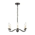 thumbnail image 5 of Elk Lighting Quinn Old Bronze 6-Light Chandelier, 5 of 6