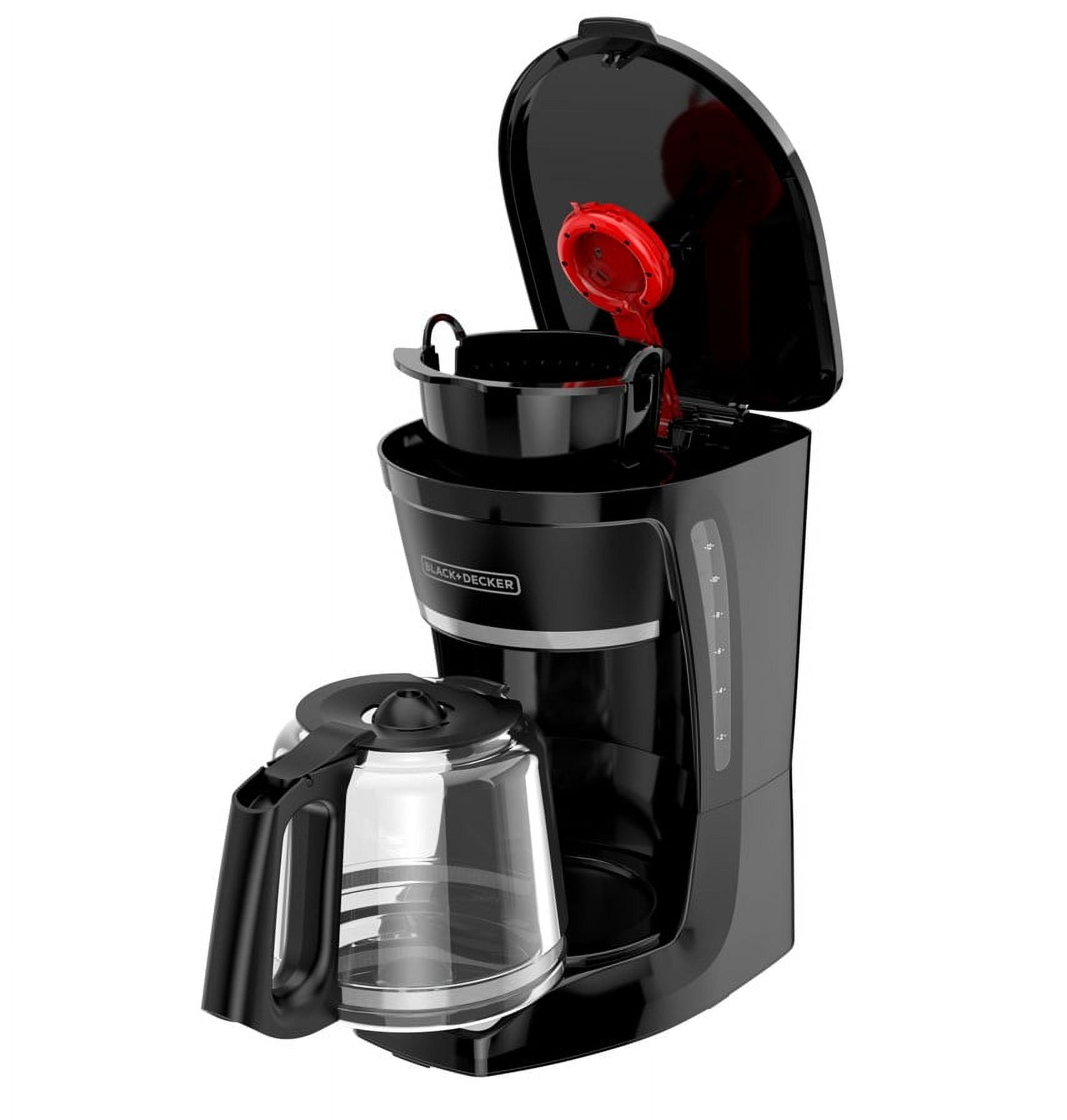 BLACK+DECKER 12-Cup* Programmable Coffeemaker, Black, CM1070B-1 BLACK+DECKER 12-Cup* Programmable Coffeemaker, Black, CM1070B-1