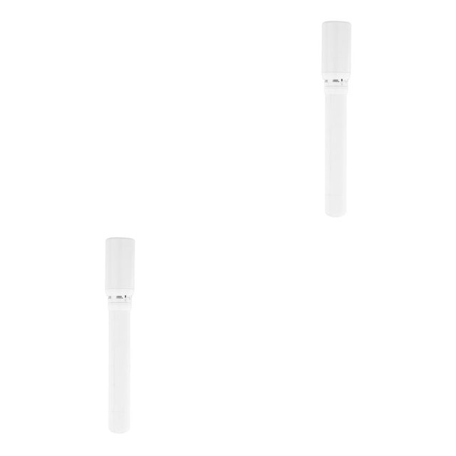 Qarigey Accesorio extensor de taco de billar de extensión de palo de billar ligero negro 2piezas Blanco