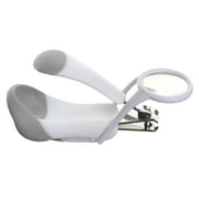 Dreambaby® Premium White and Gray Nail Clippers with Magnifier- For Babies and Toddlers