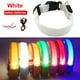 thumbnail image 4 of Collar para mascotas Iluminación LED Suministros para mascotas ABS Recargable Prevención de accidentes Herramientas anti-perdida Collares Actividades de seguridad Batería USB Blanco XS AweSitey PT000654-61, 4 of 7