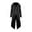 Black, variant on Bainana Big Boys Tailcoat Solid Color Long Sleeve Lapel Neck Coat Retro Fashion Boys Mid Length Playwear Jacket Black Size 15-16 Years