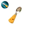 thumbnail image 2 of Vajilla De Dibujos Animados Tenedor De Queso De Dibujos Animados Portátil Cuchillo Con Forma De Queso Lindo Vajilla Con Forma De Queso Creativo Esparcidor De Queso Inoxidable Para Cocina Kearding HA027620-03, 2 of 6