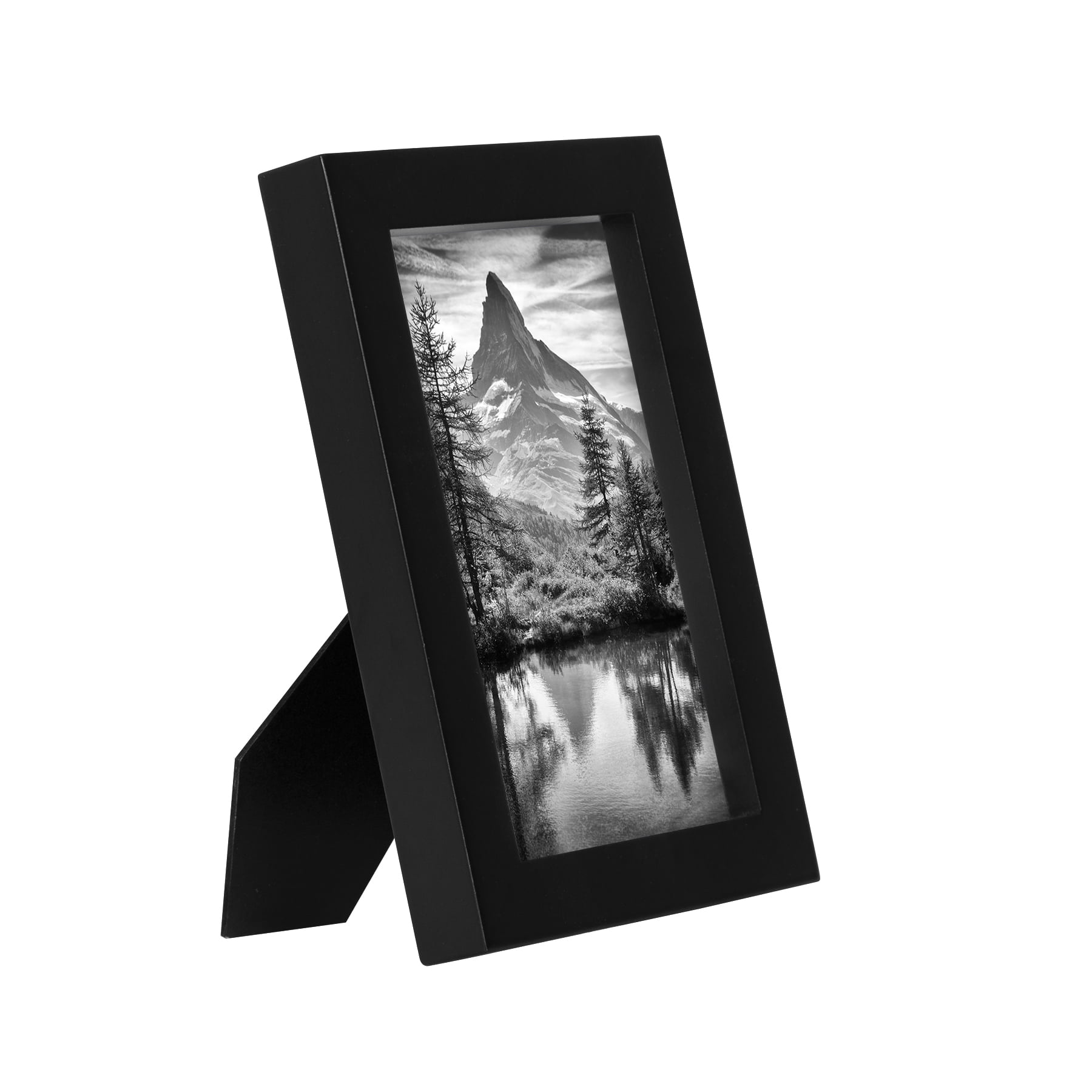 HappyHapi 4x6 Picture Frame,Set of Black Picture Frames, Tabletop
