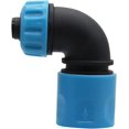 thumbnail image 1 of 2 Pieces ABS 12.5mm (1/2 Inch) 90° Elbow Quick Connect Knob Quick Connect Fitting for Car Wash Hose, 1 of 5