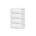 thumbnail image 3 of Dewalls Maisons 4-Pack Large Bath Towels, 100% Cotton 27x54 Inches, Quick Drying, Super Absorbent, Perfect for Daily Use, Bathroom & Hotel - White Color, 3 of 9
