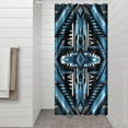 thumbnail image 4 of Boho Contemporary Geometric Modern Elegant Shower Curtains Heavy Duty Polyester Bathroom Shower Curtain Sets Decor Unique Bath Decor 36" W X 72" L with 7 Hooks, 4 of 4