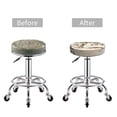 thumbnail image 5 of Round Bar Stool Seat Covers, Cows On The Farm Elastic Round Chair Cover Stool Seat Slipcover Bar Stool Cushions Round Pad for 12-14 inch, 5 of 7
