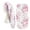 Light Pink Flower, variant on Long Satin Bonnet Extra Large Sleep Cap Elastic Band Silk Night Sleep Hat for Women Long Curly Hair Braids