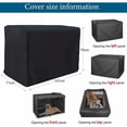 thumbnail image 3 of Shading Protection for Pets, Durable Dog Crate Cover with Windproof Design, Breathable Mesh Window Ensures Proper Air Circulation, 3 of 5