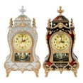 thumbnail image 2 of European Antique Clock,Vintage Table Desk Clock,Wall Clock With Pendulum Chimes for Home Office Hotel Decoration, 2 of 5