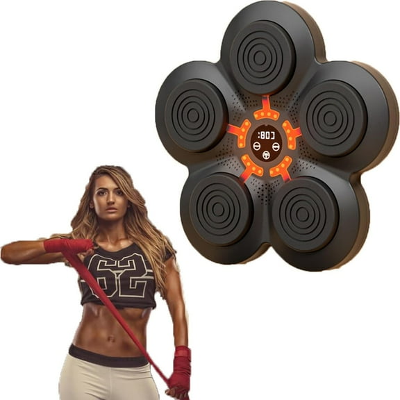 Wall Mounted Music Boxing Machine Rechargeable Boxing Equipment Agility Training Punching Pads for Amateur Home Workout Boxing Target