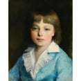 thumbnail image 2 of Circle of Pierre-Auguste Renoir 12x14 Gold Ornate Wood Frame and Double Matted Museum Art Print Titled - Portrait of a Boy in Blue, 2 of 4