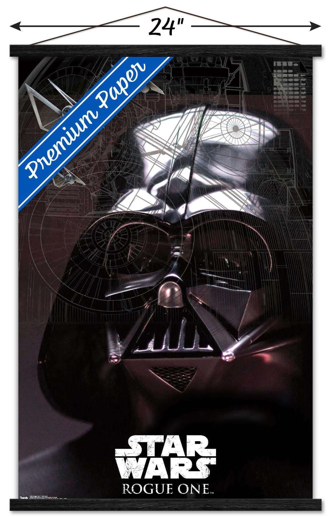 Star Wars: Rogue One - Sith Lord Wall Poster with Wooden Magnetic Frame, 22.375" x 34"