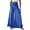 50# Blue, variant on Womens Cotton Pants Casual Flared Leg Wide Leg Drawstring Ruffle Harem Palazzo Pants with Pockets Black L