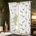 thumbnail image 3 of Manfei Mallard Duck Pattern Kitchen Curtains,Farmhouse Animal Black Out Curtains Pack of 2 (42x63 Each), 3 of 6