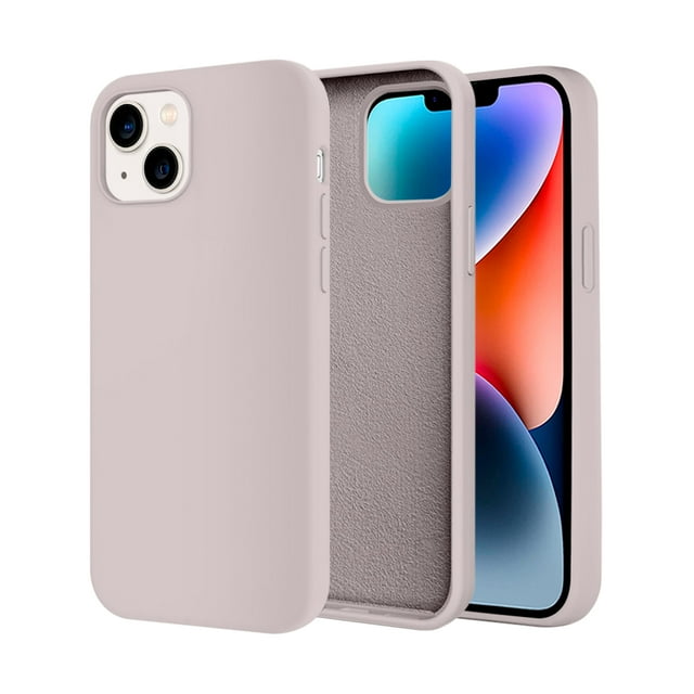 Funda de Protección para iPhone 14 - Sovico - Silicón con Forro de Microfibra