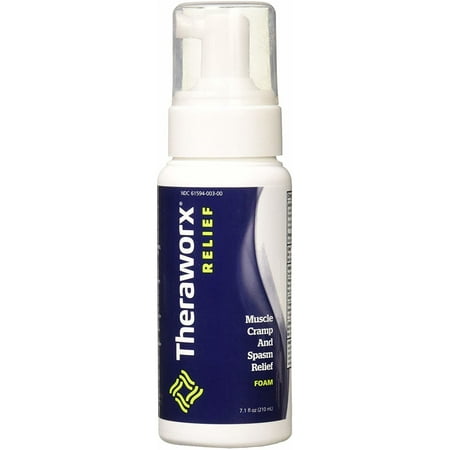 Theraworx Relief Fast-Acting Foam Leg Foot Cramps and Muscle 7.1oz