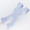 thumbnail image 5 of White 10pcs White Rabbit Colorful Cartoon Rabbit Shape Back Door Hook Creative Iron Seamless Back Door Hook Seamless Nail Free Clothes Hook, 5 of 5