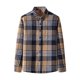 thumbnail image 2 of Blusa y camisa de manga larga con cuello vuelto para hombre, estilo informal, de talla grande, a la moda, con bolsillos de polar, con solapa y botones, de poliéster, 2 of 5