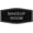 Black / Silver, variant on Signs ByLITA Fancy Makeup Room Sign - Laser-Engraved Lettering | Durable ABS Plastic | Vibrant Colors | Powerful Foam Tape (Lt Gray) - Small