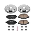 thumbnail image 4 of Power Stop Brake Kit K4744 1-Click Brake Kit; Carbon Fiber Ceramic Brake Pads; 12.99 Inch Silver Zinc Plated Cross-Drilled And Slotted Rotor; With Rotor/Brake Pad/Hardware, 4 of 4